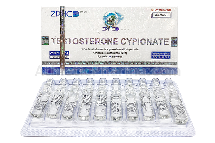 Testosterone Cypionate (ZPHC) 10 ампул (1ml x 10)